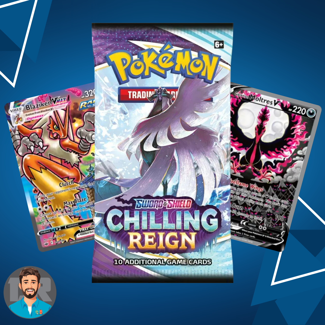Pokmon TCG: Sword & Shield - Chilling Reign - Booster Pack Dally Rips & Collectables Pokmon TCG: Sword & Shield - Chilling Reign - Booster Pack Dally Rips & Collectables