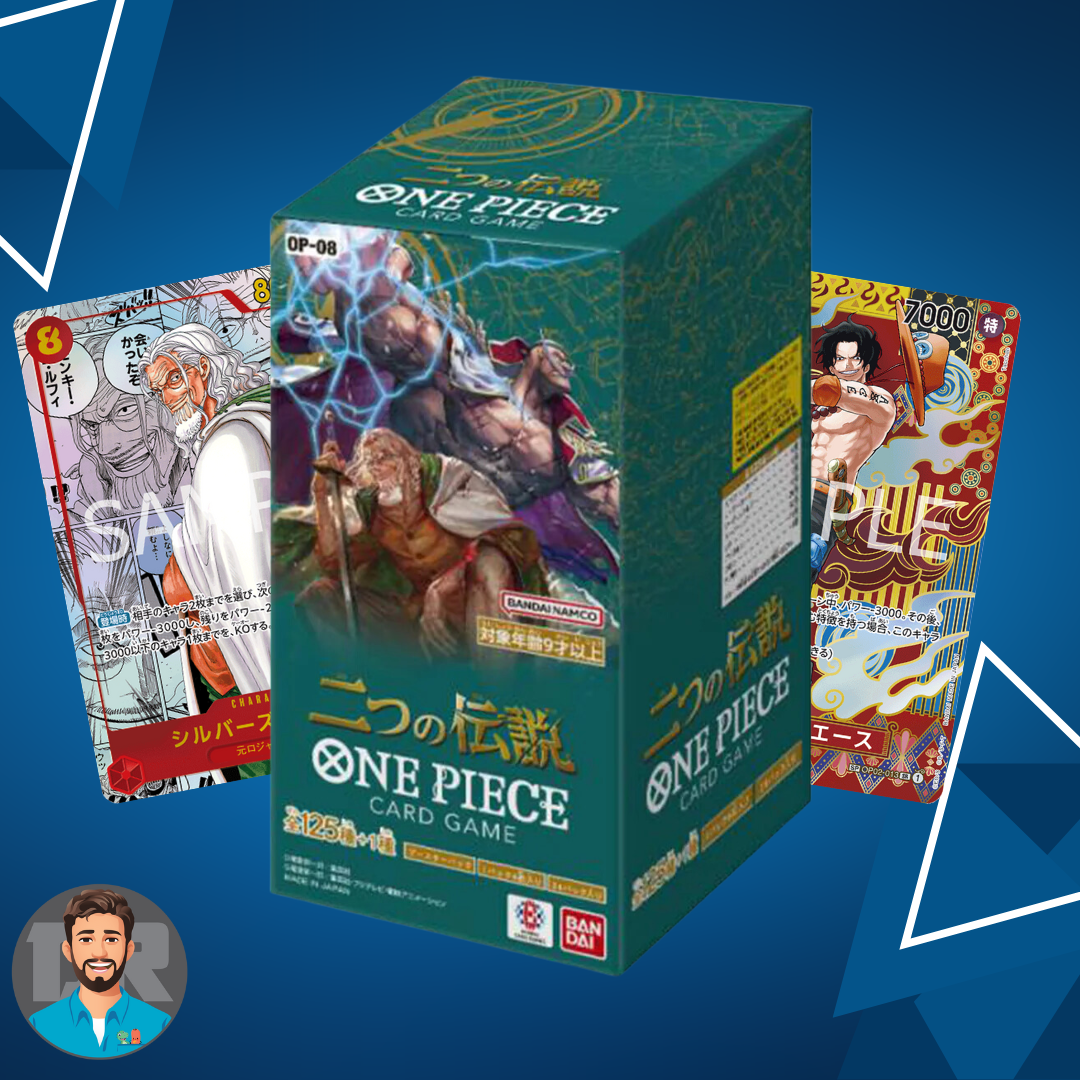 One Piece TCG: OP08 Two Legends - Japanese Booster Box Dally Rips & Collectables One Piece TCG: OP08 Two Legends - Japanese Booster Box Dally Rips & Collectables
