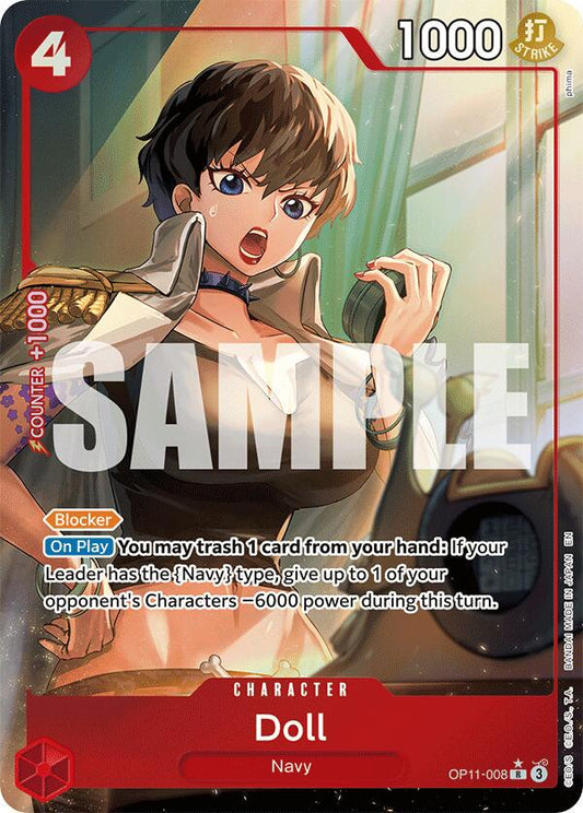 Doll [Alternate Art] OP11-008 One Piece Fist of Divine Speed