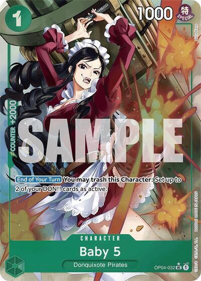 Baby 5 [Full Art PRB01] OP04-032 ENGLISH