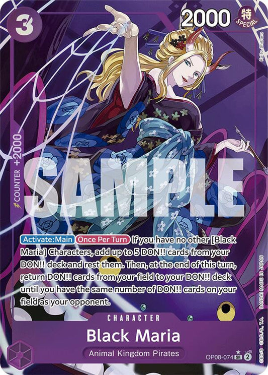 Black Maria [Alternate Art] OP08-074 ENGLISH