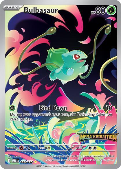 Bulbasaur (STAMPED) #133 Pokemon Mega Evolution