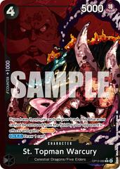St. Topman Warcury [Alternate Art] OP13-089 One Piece Carrying on His Will