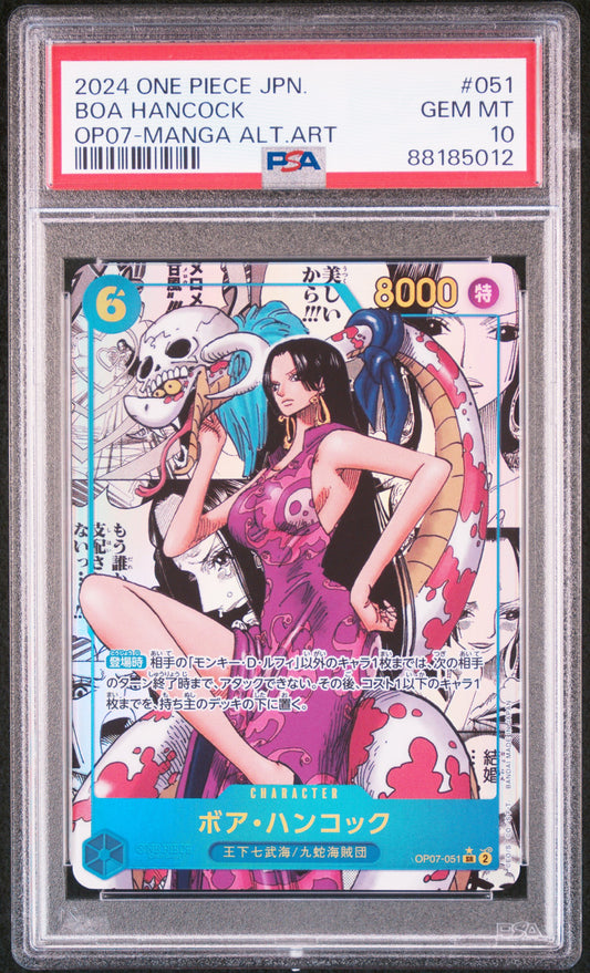 PSA 10 - Boa Hancock- Manga - 500 Years in the Future - Japanese