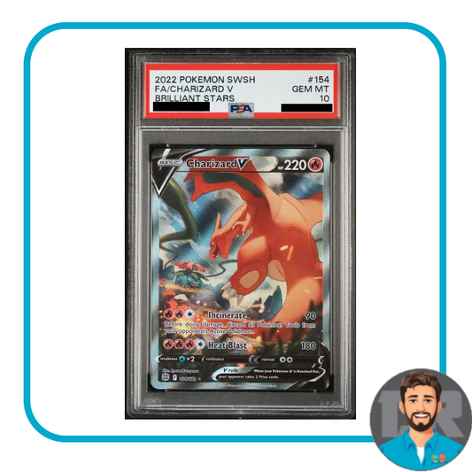 Charizard V - Full Art Brilliant Stars PSA 10