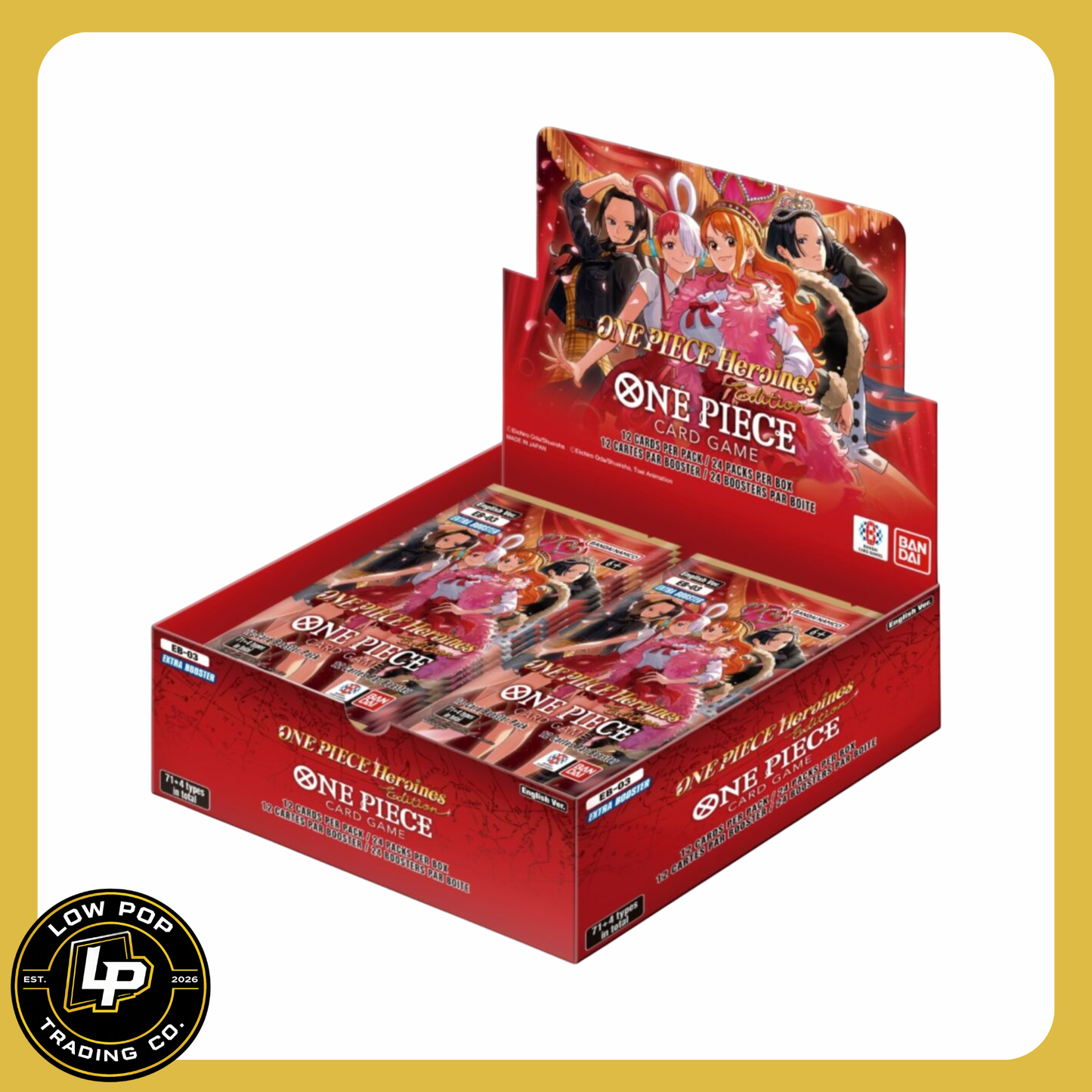 One Piece Card Game: EB03 Heroines Edition Booster Box