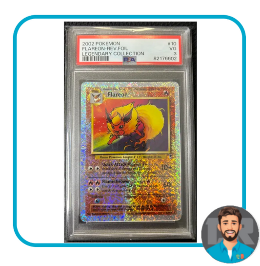 Flareon Reverse Holo - Legendary Collection 10/110 PSA3