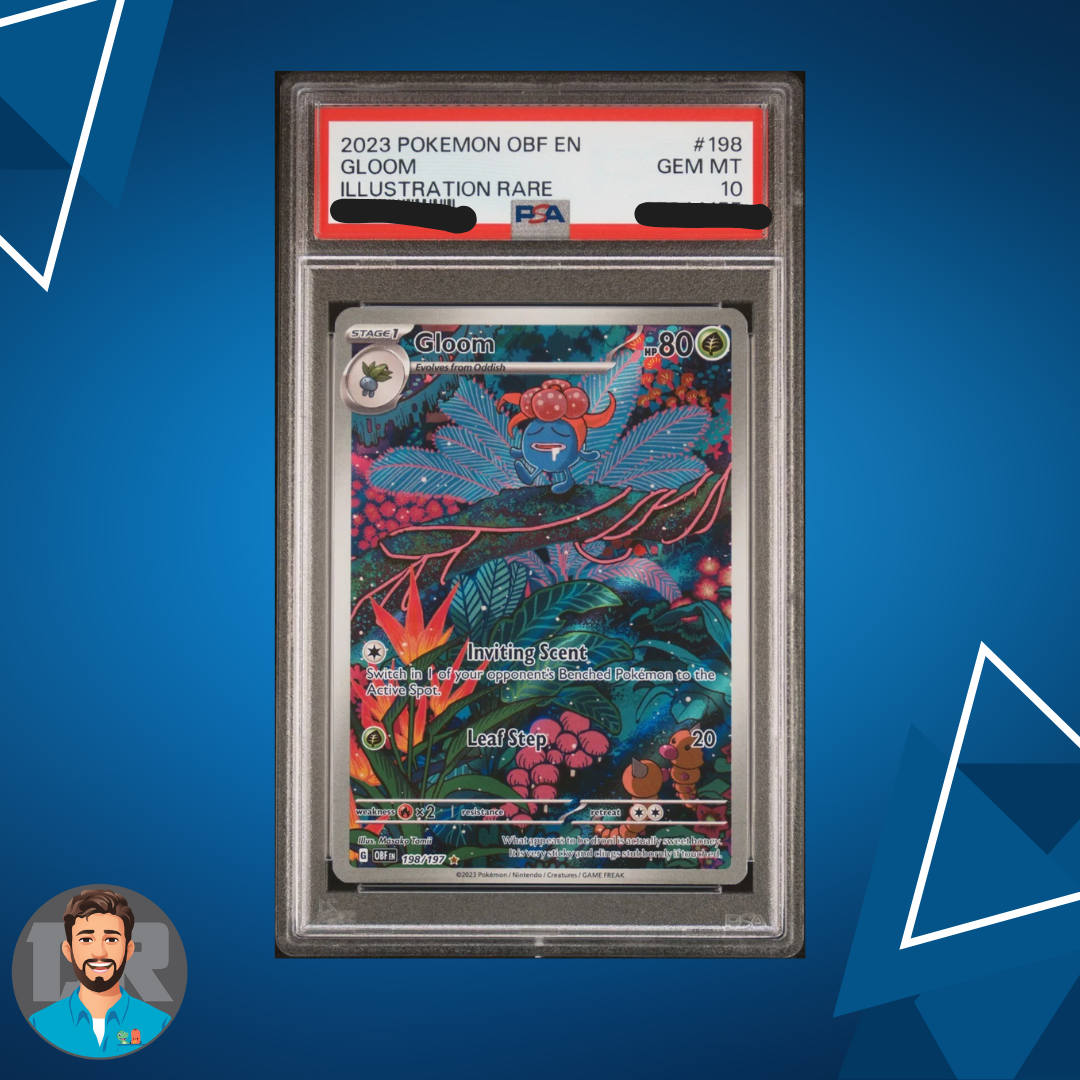 PSA 10 - Gloom 198/197 IR 2023 SV Obsidian Flames