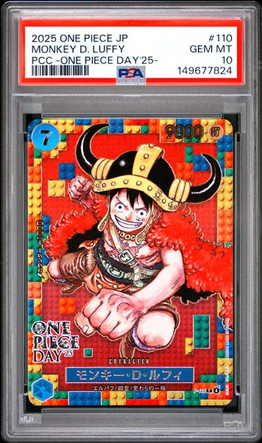 PSA 10 - MONKEY D LUFFY - ONE PIECE DAY 2025 JAPANESE