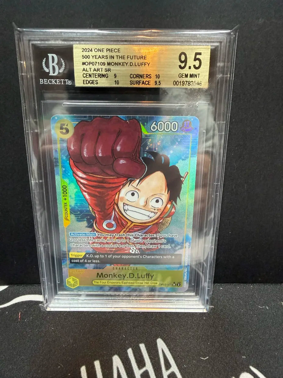 BGS 9.5: MONKEY D LUFFY - ALTERNATE ART OP07 500 YEARS IN THE FUTURE