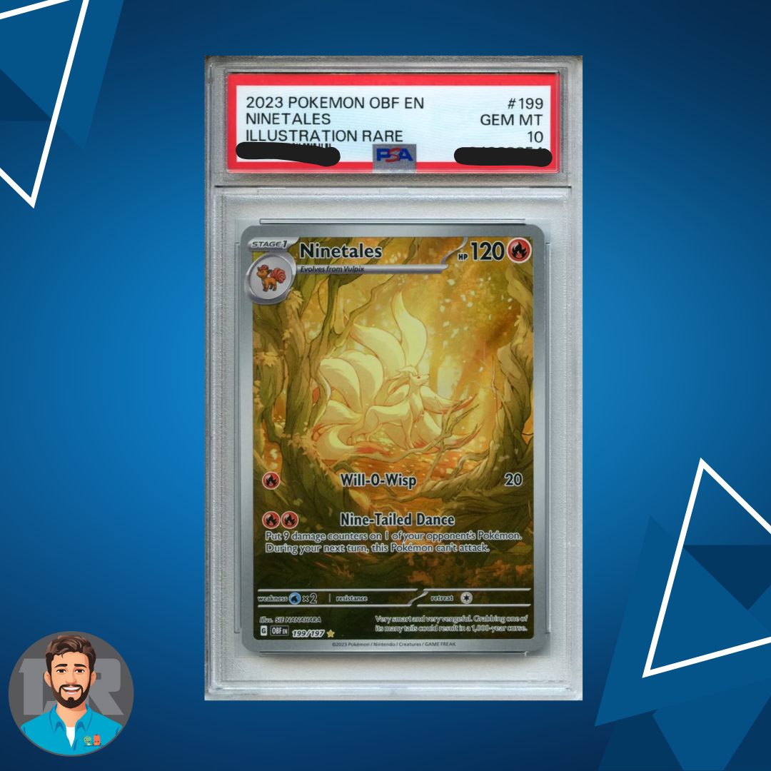 PSA 10 - Obsidian Flames Ninetales Illustration Rare #199/197