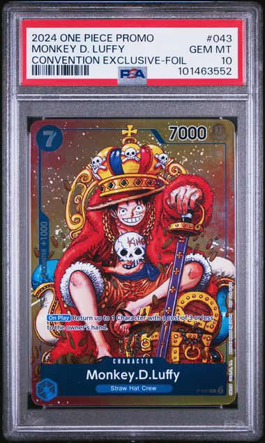 PSA 10 Monkey D Luffy - CONVENTION EXCLUSIVE-FOIL
