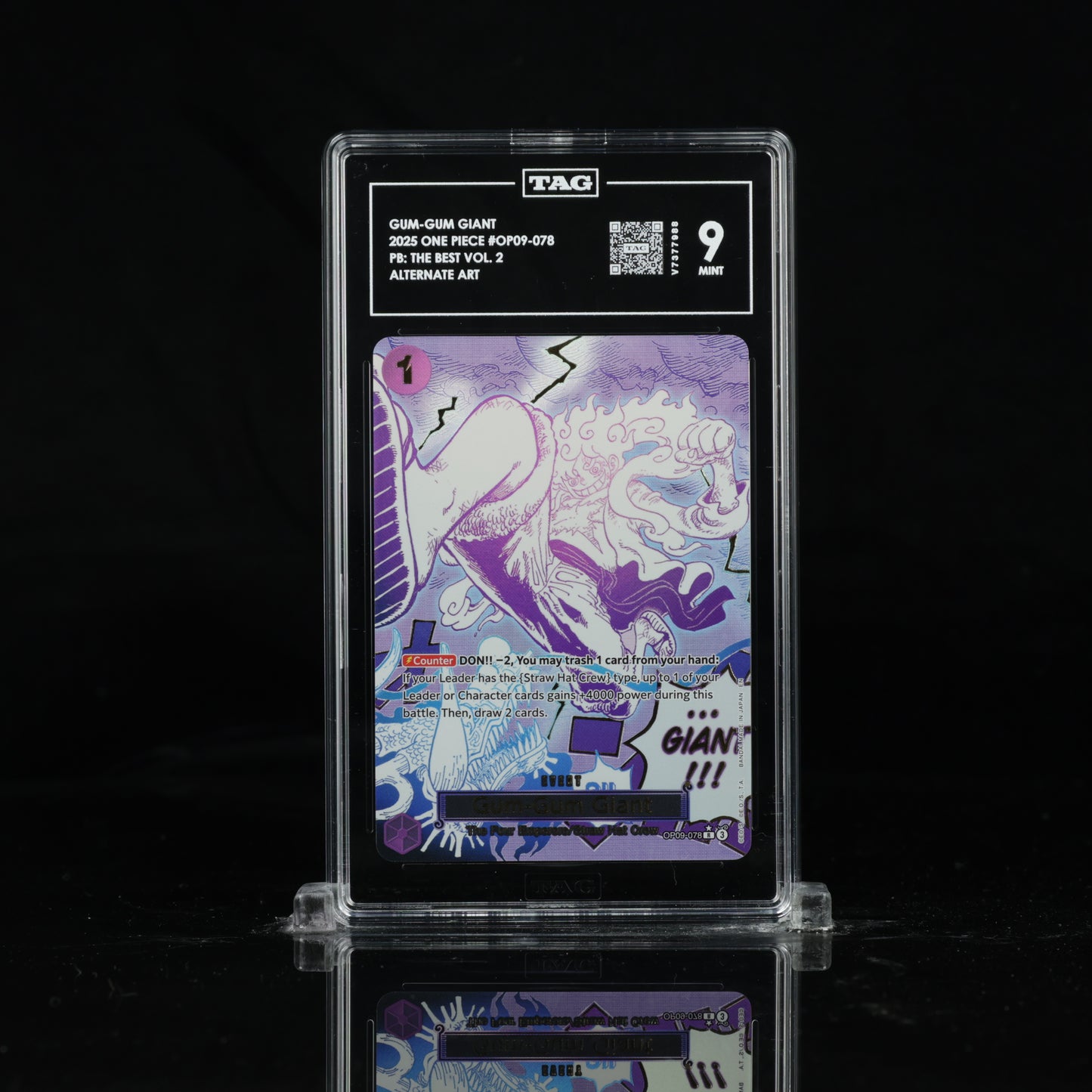 TAG 9 0 GUM-GUM GIANT ALTERNATE ART - PRB02