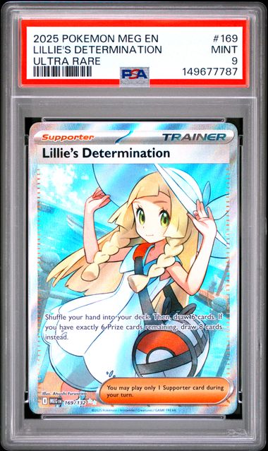 PSA 9 - Lillie's Determination - Mega Evolution Ultra Rare