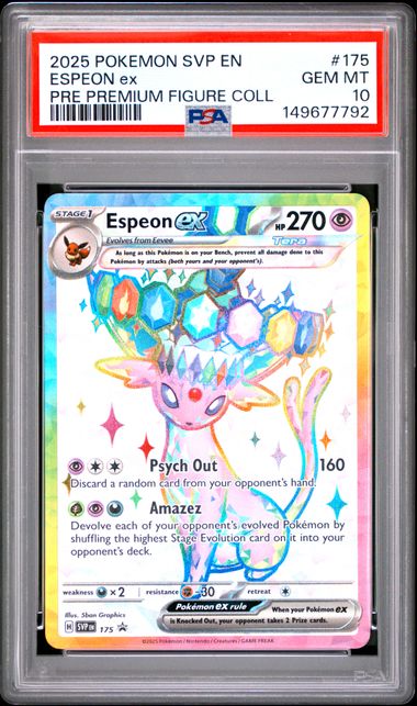 PSA 10 - SEQUENTIAL ESPEON UMBREON - PREMIUM FIGURE COLLECTION