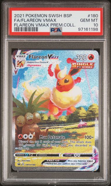 PSA 10 - FLAREON VMAX - BLACK STAR PROMO