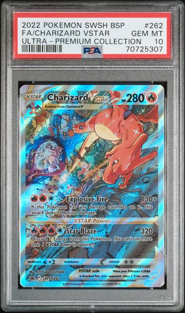 PSA 10 - CHARIZARD VSTAR PROMO -  ULTRA-PREMIUM COLLECTION
